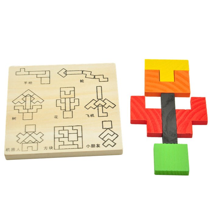 Montessori Tetris Tangram - eBabyZoom