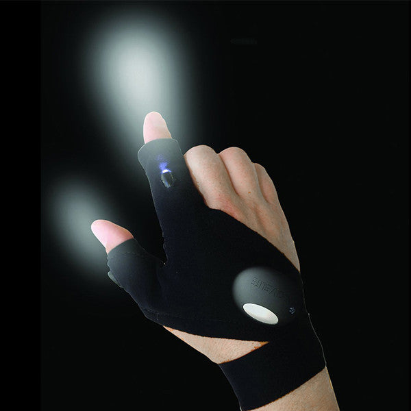 Magic LED Flashlight Fingerless Glove - eBabyZoom