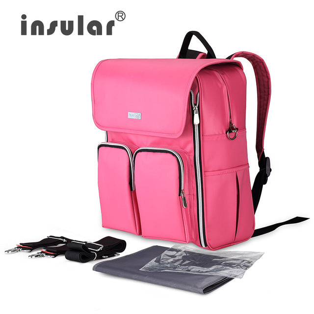 Insular Elegant Baby Diaper Backpacks - eBabyZoom
