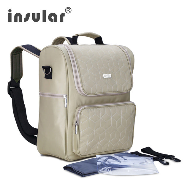 Insular Elegant Baby Diaper Backpacks - eBabyZoom