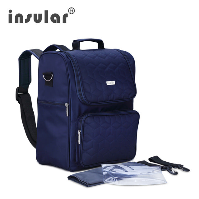 Insular Elegant Baby Diaper Backpacks - eBabyZoom