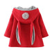 Toddler Rabbit Ear Hoodie Casual Outerwear - eBabyZoom