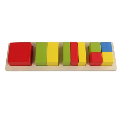 Montessori wooden block Teaching Aids Geometric - eBabyZoom
