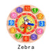 Montessori Animal Lacing Clock - eBabyZoom