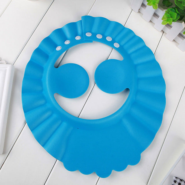 Shampoo Cap Durable Baby Bath Visor Hat Adjustable Baby Shower Protect Eye Water-proof  Splashguard Hair Wash Shield For Infant - eBabyZoom