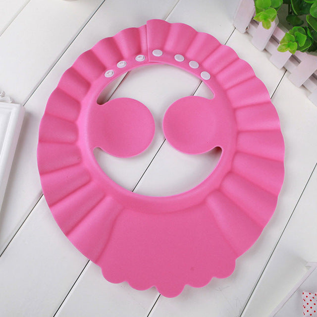 Shampoo Cap Durable Baby Bath Visor Hat Adjustable Baby Shower Protect Eye Water-proof  Splashguard Hair Wash Shield For Infant - eBabyZoom