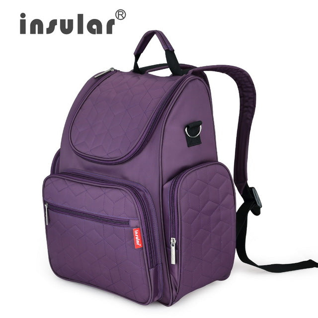 Insular Elegant Baby Diaper Backpacks - eBabyZoom